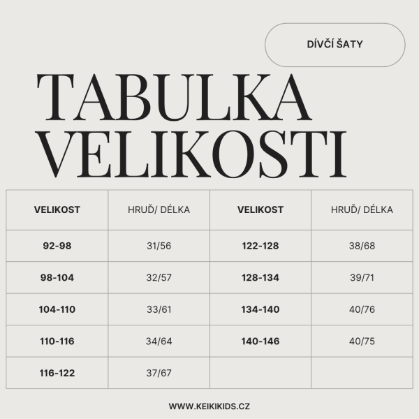 Grey Minimalist Clean Size Chart Instagram Post